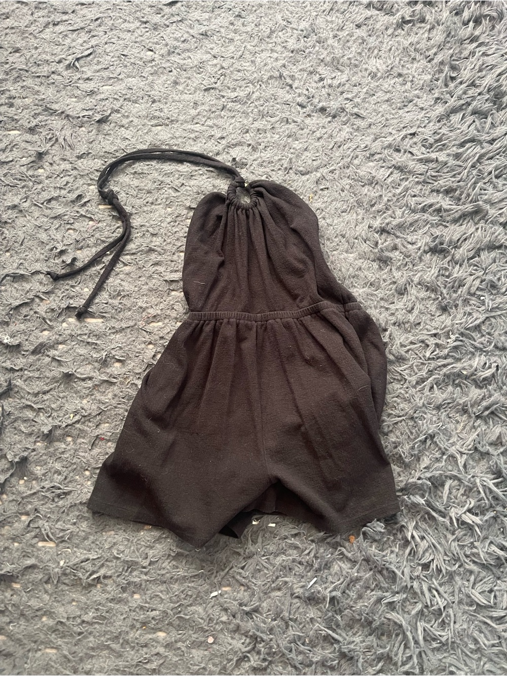 Women’s old navy Black Sleeveless Halter Romper size small